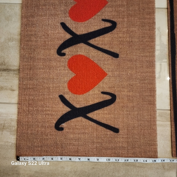 DOOR MAT (VALENTINE'S) set of 3 NWT - Picture 3 of 6